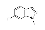 6-氟-1-甲基-1H-吲唑结构式