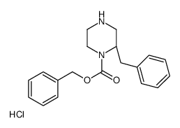 (R)-1-n-cbz-2-苄基哌嗪盐酸盐结构式