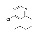 5-sec-butyl-4-chloro-6-methylpyrimidine Structure