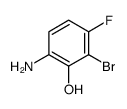 6-氨基-2-溴-3-氟苯酚结构式