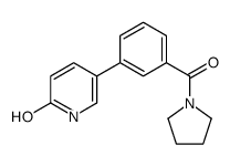 5-[3-(pyrrolidine-1-carbonyl)phenyl]-1H-pyridin-2-one Structure