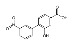 3-hydroxy-4-(3-nitrophenyl)benzoic acid Structure