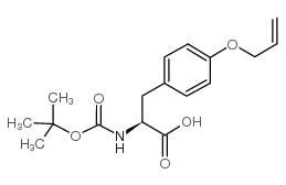 BOC-O-烯丙基-L-酪氨酸结构式