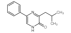 3-(2-甲基丙基)-5-苯基-2(1h)-吡嗪酮结构式