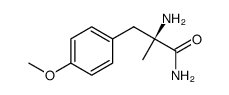 2-(S)-amino-3-(4-methoxyphenyl)-2-methylpropionamide Structure