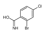 2-溴-4-氯苯甲酰胺结构式