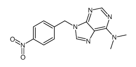 N,N-dimethyl-9-[(4-nitrophenyl)methyl]purin-6-amine Structure