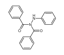 1,1-dibenzoyl-2-phenylhydrazine结构式