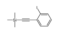 2-(2-iodophenyl)ethynyl-trimethylsilane Structure