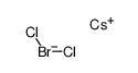 cesium dichlorobromate(1-) structure