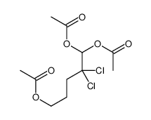 1,1,5-三乙酰氧基-2,2-二氯戊烷结构式