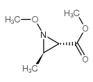 2-Aziridinecarboxylicacid,1-methoxy-3-methyl-,methylester,trans-(9CI) Structure