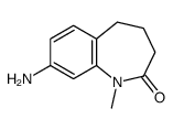8-amino-1-methyl-4,5-dihydro-3H-1-benzazepin-2-one结构式