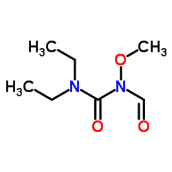 1,1-Diethyl-3-formyl-3-methoxyurea Structure