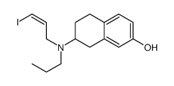 7-hydroxy-2-(N-n-propyl-N-(3-iodo-2'-propenyl)-amino)tetralin结构式