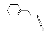 2-(1-环己烯-1-基)异硫氰酸乙酯结构式
