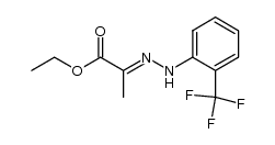 (E)-ethyl pyruvate 2-(2-trifluoromethylphenyl)hydrazone结构式