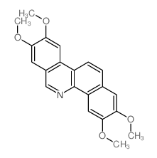 Benzo[c]phenanthridine,2,3,8,9-tetramethoxy-结构式