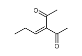 3-propylidene-pentane-2,4-dione结构式