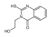 3-(2-羟基乙基)-2-疏基喹唑啉-4(3h)-酮结构式