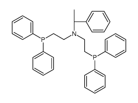 R(+)-N,N-BIS(2-DIPHENYLPHOSPHINOETHYL)-1-PHENYLETHYLAMINE Structure