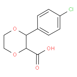 3-(4-氯苯基)-1,4-二噁烷-2-羧酸图片