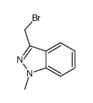 3-溴甲基-1-甲基吲唑结构式