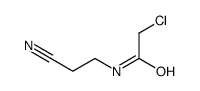 2-chloro-n-(2-cyanoethyl)-acetamid Structure