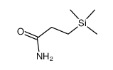 3-(Trimethylsilyl)propionamid结构式