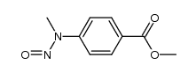 methyl N-methyl-N-nitroso-4-aminobenzoate结构式