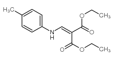 2-(p-tolylaminomethylene)malonic acid diethyl ester Structure
