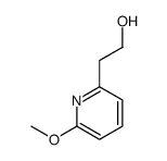 2-Pyridineethanol,6-methoxy-(9CI) Structure
