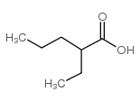 2-ethylpentanoic acid structure