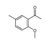 1-(2-甲氧基-5-甲基苯基)乙酮结构式