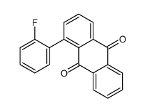 1-(2-Fluorophenyl)-9,10-anthraquinone结构式