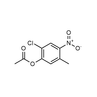 (2-氯-5-甲基-4-硝基-苯基)乙酸盐结构式