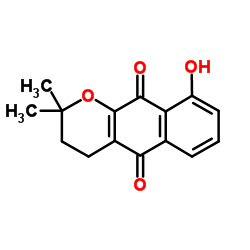 9-Hydroxy-alpha-lapachone structure