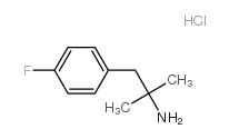 1-(4-FLUOROPHENYL)-2-METHYLPROPAN-2-AMINE HYDROCHLORIDE structure