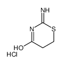 2-氨基-5,6-二氢-4H-1,3-噻嗪-4-酮单盐酸盐结构式