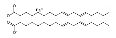 barium(2+),(9Z,12Z)-octadeca-9,12-dienoate,(9E,12E)-octadeca-9,12-dienoate Structure