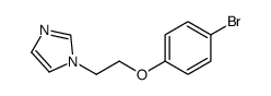 1-[2-(4-bromophenoxy)ethyl]-1H-imidazole Structure