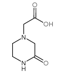 (3-氧代-1-哌嗪)乙酸结构式