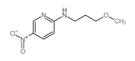 2-(3-甲氧基丙基胺基)-5-硝基吡啶结构式