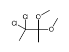 2,2-dichloro-3,3-dimethoxybutane Structure