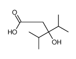 3-hydroxy-4-methyl-3-propan-2-ylpentanoic acid Structure