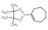 2-(环庚-1-烯-1-基)-4,4,5,5-四甲基-1,3,2-二氧硼杂环戊烷结构式