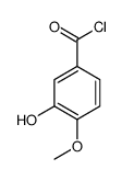 3-羟基-4-甲氧基苯甲酰氯结构式
