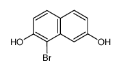 1-bromo-2,7-dihydroxynaphthalene结构式