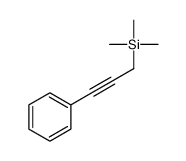 trimethyl(3-phenylprop-2-ynyl)silane结构式