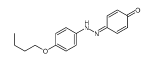 4-[(4-butoxyphenyl)hydrazinylidene]cyclohexa-2,5-dien-1-one Structure